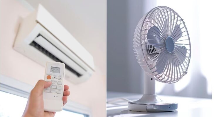 Cómo usar ventiladores y aire acondicionado